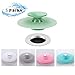 LHome 5 Packs Trap Hair Catcher, Shower Plug Bathtub Cover Silicone, 2-in-1 Drain Tub Stopper, Strainers for Floor, Kitchen, Laundry, and Bathroom