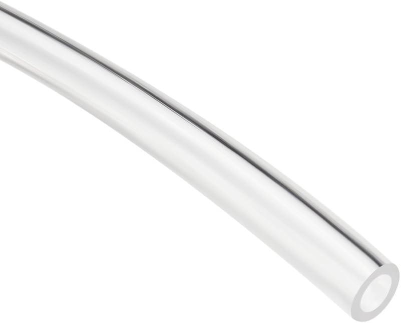 sourcing map Pneumatic Air Tubing, 6mm OD x 4mm ID 5 Meters 16ft PU Polyurethane Air Compressor Tube Hose Pipe Clear