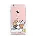 iPhone 6/6S Case,Blingy's Funny Animal Style Flexible Soft TPU Rubber Case for iPhone 6/6S (New Cat Pile)