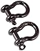 Rugged Ridge | D-Ring Shackle Kit, 3/4 inch, Black, Steel, Pair | 11235.04