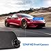 AUTO-VOX M8 Touch Screen Mirror Dash Cam,1296P FHD Front Rear View Mirror Camera and 180°Horizontal View Angle Backup Camera Kit with Lane Departure Warning System, Security Alarm & Motion Detection
