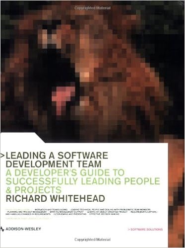 Leading A Software Development Team A Developers Guide To - 