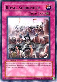 Yu-Gi-Oh! - Royal Surrender (TLM-EN059) - The Lost Millennium - 1st Edition - Rare