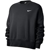 Nike Womens Team Fleece Sweatshirt Crew | Roomy & Loose Fit, Relaxed Style