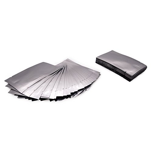 Mylar Smell Proof Bags, Heat Sealable Open Top Bag for Sample