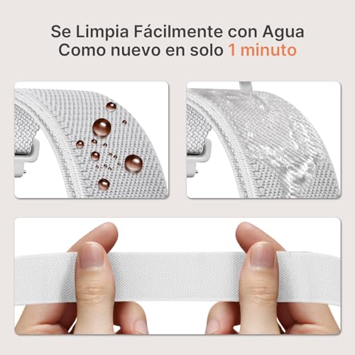 Fullmosa 4 Pack Correa Resistente al Agua Compatible con Apple Watch 40mm 41mm 38mm 42mm(S11 S10), Correa Nylon Elástico Deportiva para iWatch Se 3/2/1 Series 11 10 9 8 7 6 5 4 3 2 1 Para Mujer Hombre