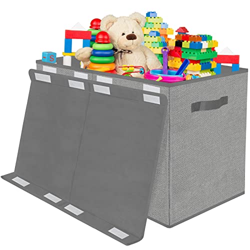 homyfort Large Toy Box Chest for Kids Boys,Collapsible Toy Bin Storage