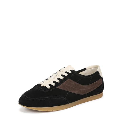 Vince Women's La Runner-W Slip-On Shoes Black/Dark Mocha 7 Medium at Amazon