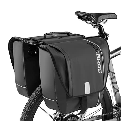 ROCKBROS Bike Panniers Waterproof Bicycles Panniers for Rear Rack 30L