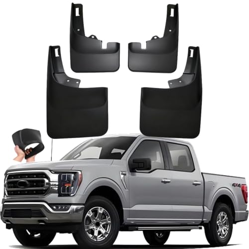 Mud Flaps Splash Guards, No‑Drill Mud Guards for Ford F‑150 Raptor at Amazon