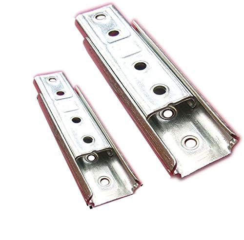 Just Accessories® Concealed Headboard Panel Wall Fixing Brackets Set of two Interlocking Wall Hangers Furniture Connector (2 x Pairs)