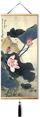 Paintings - EAPEY Chinese Wall Scroll Hanging Japanese Scroll Asian Wall Scroll Japanese Wall Art Asian Scroll Wall Art Decor Living Room