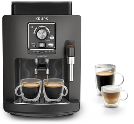 - Harmony - Machine Espresso Automatique Grise - 4 recettes - 15 bars