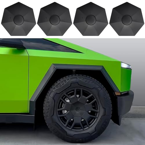 Photo 1 of 4PCS Wheel Hub Caps for Cybertruck, Wheel Center Hub Caps Cover for Tesla Cyberturck 2024 Accessories