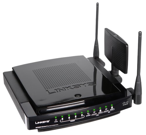 Cisco-Linksys WRT600N Linksys Ultra RangePlus Dual-Band Wireless-N Gigabit Router with Storage Link