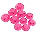 EZGO 20 Pieces Magic Hair Care Curler No Clip Silicone Soft Hair Style Roller, Pink