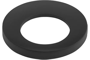 Midanya Bathroom Vessel Sink Mounting Ring Solid Brass Bathroom Vessel Sink Base Mounting Ring Bathroom Vessel Sink Gasket Glass Sink Base,Matte Black