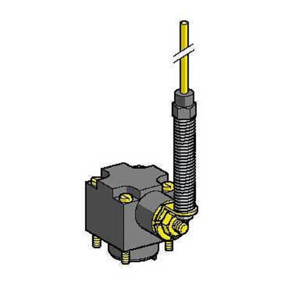 Schneider Electric ZCKD91 Limit Switch Rotary Head, Limit Switch Head Zckd - Spring Rod Lever With Metal End