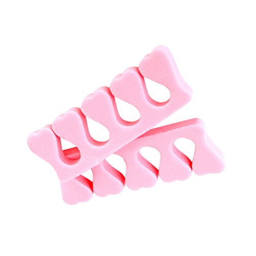 perfektchoice 2pcs Foam Toe Finger Separator Straightener Nail Art for Manicure Pedicure