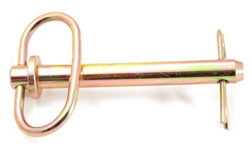 Forney 61330 Hitch Pin, Yellow Zinc, 5/8-Inch-by-4-1/2-Inch