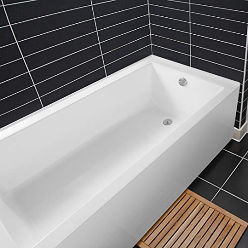 Kingston Brass Aqua Eden VTAP603622R 60-Inch Acrylic Alcove Tub With ...