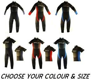 Blue Rush Junior Kids 7+ Full Wetsuit Detachable Sleeve