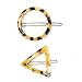 Pomeat 4 PCS Minimalist Dainty Hair Clips Leopard Animal Print Hair Pin Womens Barette Clips