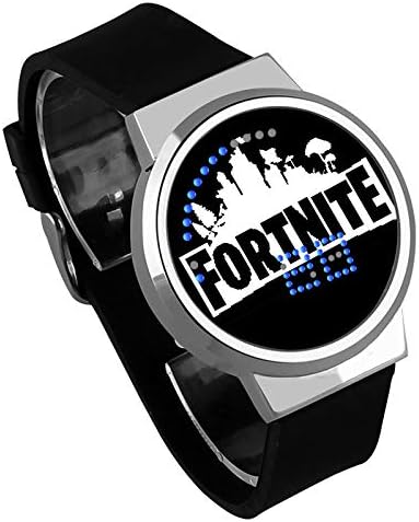 Shuofeng Tech Fortnite Watch Athletic Shooting Intelligent Game Night Light Touch LED Creative Electronic Student Watch for Game Lovers Adult Boys and Girls