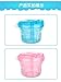 BABYKINGS Powder Formula and Snack Cup Dispenser Portable Travel Container Bottle, Pink