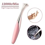 Clitoral Vibrator G Spot Nipple Anal Stimulator with 12 High Frequency for Female Quickly Orgasm Waterproof Silicone Clitoris Vagina Wand Massager Adult Sex Toys for Women and Couples