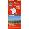 Michelin Frankreich 2022 (plastifiziert): Straßen- und Tourismuskarte 1:1.000.000: 791 Landkaart – Gevouwen Kaart, 6 januari 2022