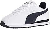PUMA Men's Turin Running Shoe, White Peacoat, 75 M US