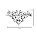 Viking Celtic Hair Sticks Hairpin-Viking Hair Clip Men Antique Silver Hair Sticks Hairpin Triangle Clips for Long Hair Stick Slide Irish Hair Accessories Celtic Knot Hair Pin Viking Jewelry Women