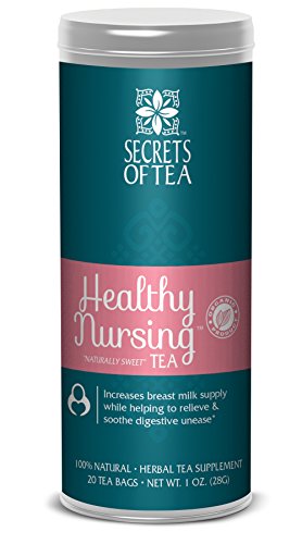 Healthy Nursing Lactation Tea by Secrets of Tea â€“ Naturally Sweet Maternal Tea â€“ Prenatal-Postnatal Herbal Tea | Natural Tea Concoction for Better Breastfeeding