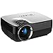 Projector, Zenhon Mini Portable Video LED Projector 1080P for Outdoor Indoor Home Cinema Theater/Game/DVD/PC/Laptop Show,via HDMI/USB/AV/SD/VGA Ports(Black)