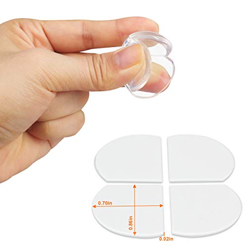 Corner Guards- Baby Proofing Corner Guards- Baby Corner Guards- Baby Safety Corner Guards Edge Corner Guards for Sharp Furniture (20 Pack, Clear)