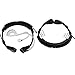 Lsgoodcare 3.5MM Plug Adjustable Throat Mic Anti-noise Tactical Neckband Vocal Hands-free in-ear Military Air Tube Covert Earpiece Headset Compatible with PC Computer PS5 Cellphone Ect 3.5MM Device