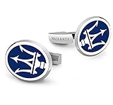 Promotioneer Men's Maserati Logo Symbol Fashion Shirt Cufflinks with Gift Box 31