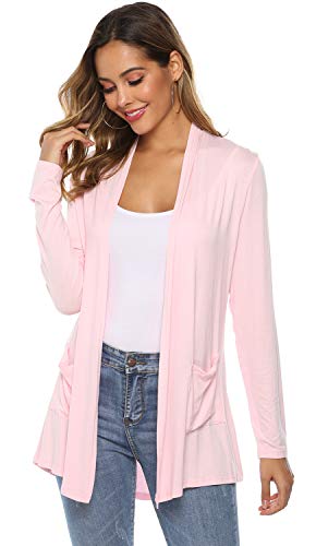 light pink cardigan womens