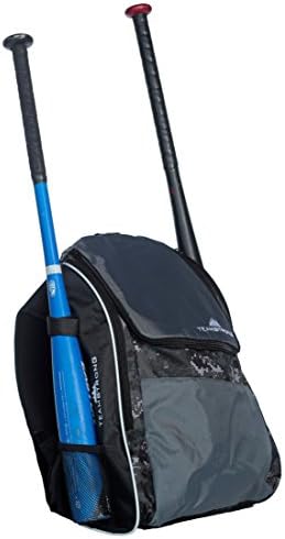 Baseball Backpack. Great For Any Sport. Holds 2 Bats Or Water Bottles, Shoes, Glove, and Gear. Ideal Bat Pack For Child, Teen or Adult Athlete. Best Bag For Equipment. Keeps Your Athlete Organized!