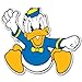 Disney Donald Duck Vynil Car Sticker Decal - Select Size