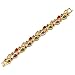 EVER FAITH Women's Prong Cubic Zirconia Vintage Style Dual Layer Tear Drop Bracelet Multicolor Gold-Tone