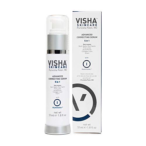 Visha Skincare Advanced Correcting Serum - Anti-aging Serum Designed to Treat Fine Lines and Wrinkles, Fade Sun Spots, and Correct Uneven Skin Texture