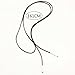 Women Fashion Necklace Chain, BOKOLI Gothic Style Long Black Velvet Punk Choker (Gold) (Silver)