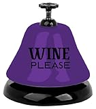 Slant Metal Bar Bell in Box Wine Please