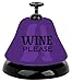 Slant Metal Bar Bell in Box Wine Please