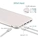 USB C Power Bank 26800mAh Portable Charger 20000, 3 Inputs (5V 1.5A 2A 2.6A) & 4 iSmart Outputs (5V 2.4A 3A) Type C Battery Pack for MacBook, Nintendo Switch, Galaxy S8, Google Pixel, iPhone, iPad