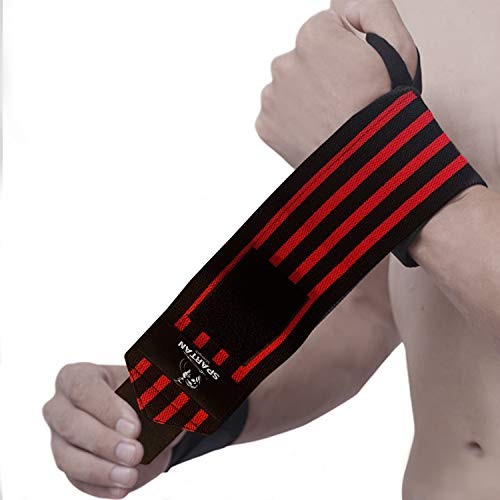 Spartan Strength Weightlifting Wrist Straps Best Support & Relieve