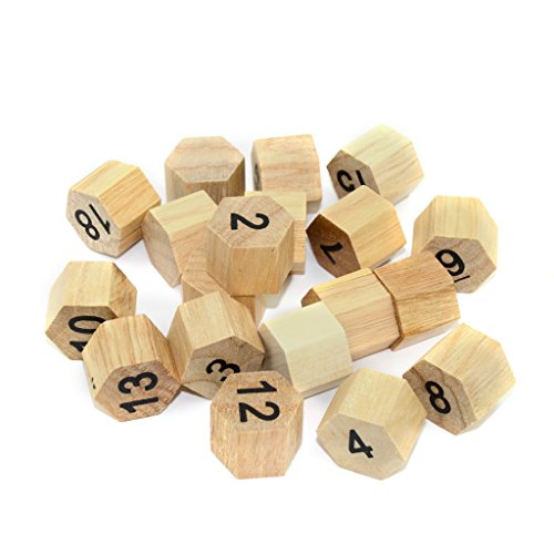 KINGOU Wooden Logic Puzzle Brain Teasers Intellectual Toy Number Puzzle