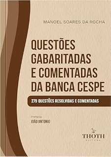 Livro Questões Gabaritadas e Comentadas da Banca CESPE